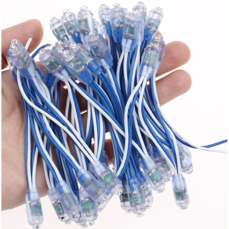 Світлодіоди швидкого монтажу 9мм (зелений) Світлодіоди швидкого монтажу 9мм (зелений)