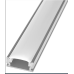 Профіль для світлодіодної стрічки накладний ЛП7 з розсіювачем