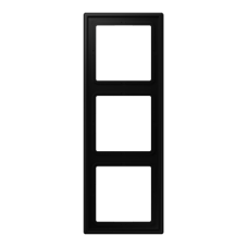 Рамка JUNG матовий чорний графіт 3-х постова LS983SWM