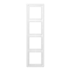 Рамка JUNG білосніжний матовий LS981WWM 4-хпостовая LS984WWM