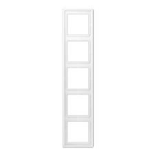 Рамка JUNG білосніжний матовий LS981WWM 5-постова LS985WWM