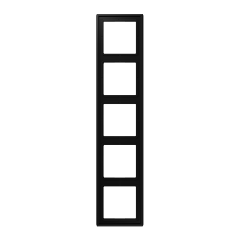 Рамка JUNG матовий чорний графіт 5-постова LS985SWM Рамка JUNG матовий чорний графіт 5-постова LS985SWM