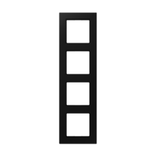 Рамка JUNG A 550 матовий чорний графіт 4-хпостовая A5584BFSWM