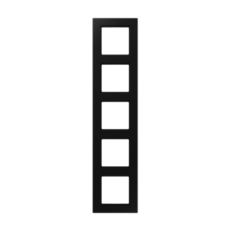 Рамка JUNG A 550 матовий чорний графіт 5-постова A5585BFSWM Рамка JUNG A 550 матовий чорний графіт 5-постова A5585BFSWM