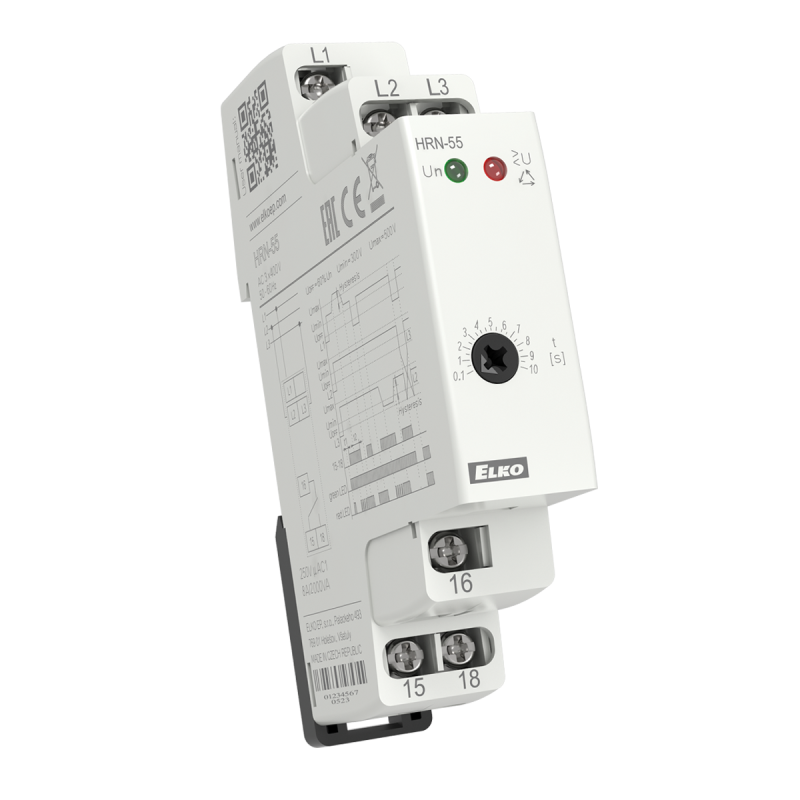 Реле контролю напруги HRN-55 AC 3x400 V Реле контролю напруги HRN-55 AC 3x400 V