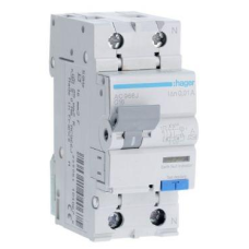 Диференційний автомат Hager 1+N C16/10mA 6кa,тип AC966J