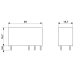 Проміжне мініатюрне реле 1СО, 16 А, 24V DC REL-MR-24DC/21HC Проміжне мініатюрне реле 1СО, 16 А, 24V DC REL-MR-24DC/21HC