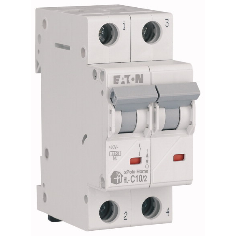 Автоматичний вимикач 2п 10A HL-C10/2 4,5kA EATON Автоматичний вимикач 2п 10A HL-C10/2 4,5kA EATON