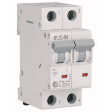 Автоматичний вимикач 2п 20A HL-C20/2 4,5kA EATON