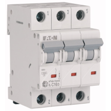 Автоматичний вимикач 3п 16A HL-C16/3 4,5kA EATON