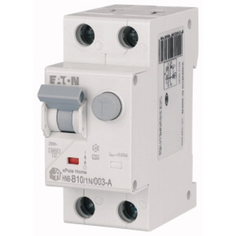 Диференціальний автомат 1P+N 10A HNB-B10/1N/003 30 mA EATON xPole Home