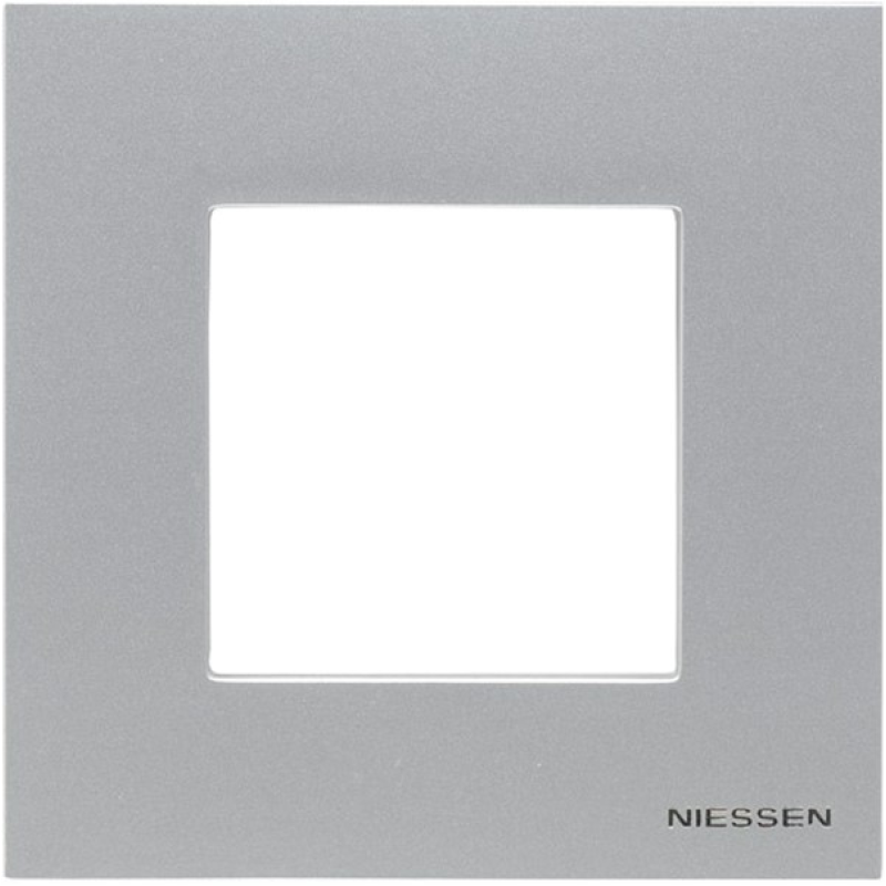 Рамка 1 пост ABB Zenit срібло N2271 PL Рамка 1 пост ABB Zenit срібло N2271 PL