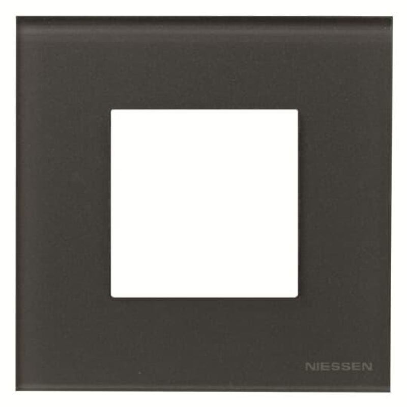 Рамка 1 пост ABB Zenit скло графіт N2271 CF Рамка 1 пост ABB Zenit скло графіт N2271 CF