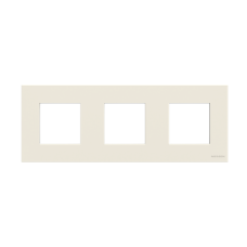 Рамка 3 пости ABB Zenit біла N2273 BL