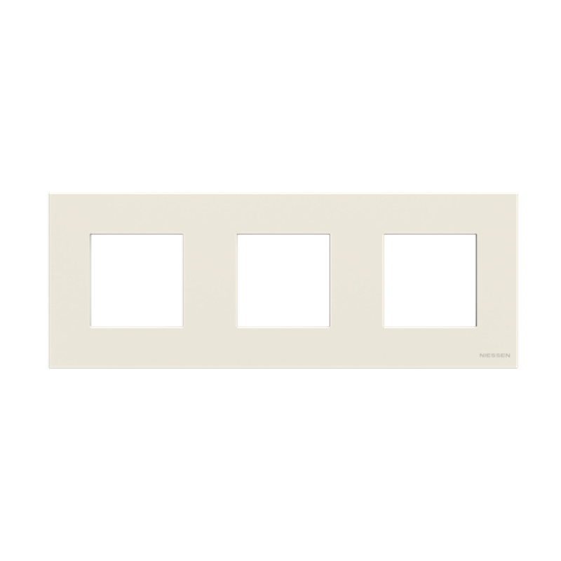 Рамка 3 пости ABB Zenit біла N2273 BL