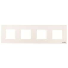 Рамка 4 пости ABB Zenit біла N2274 BL