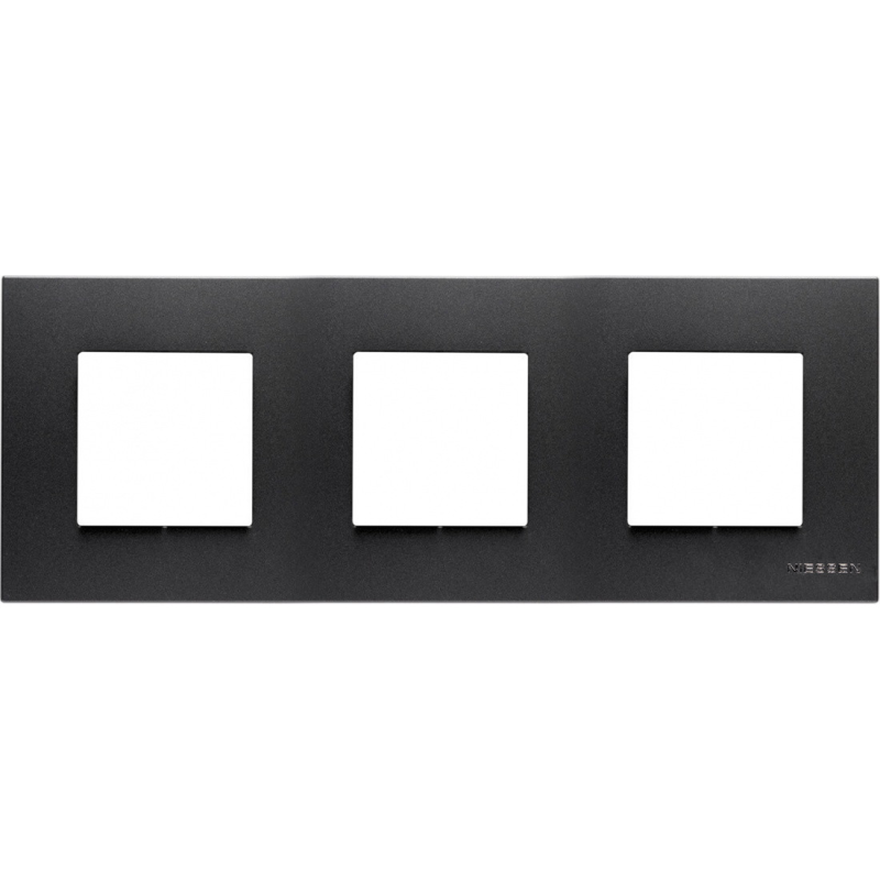 Рамка 3 пости ABB Zenit антрацит N2273 AN Рамка 3 пости ABB Zenit антрацит N2273 AN