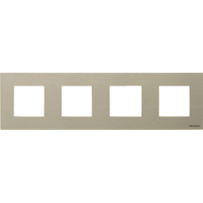 Рамка 4 пости ABB Zenit шампань N2274 CV