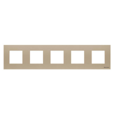 Рамка 5 постів ABB Zenit шампань N2275 CV