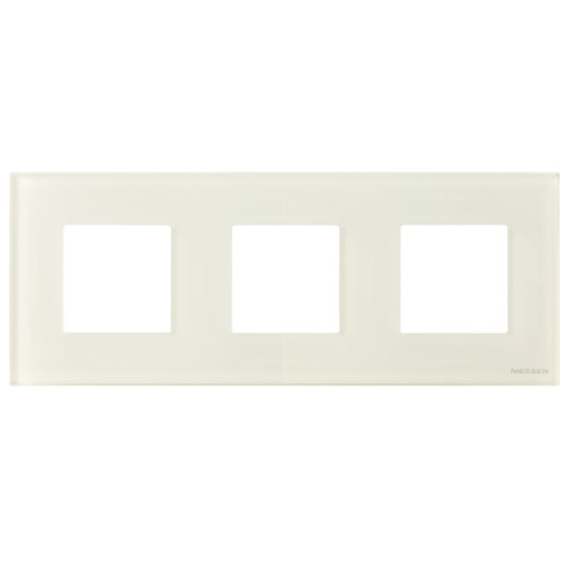 Рамка 3 пости ABB Zenit біле скло N2273 CB Рамка 3 пости ABB Zenit біле скло N2273 CB