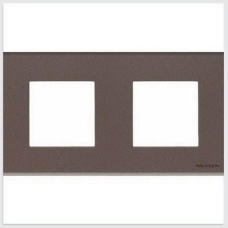 Рамка 1 пост ABB Zenit кавове скло N2271 CC