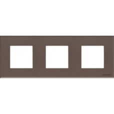 Рамка 1 пост ABB Zenit кавове скло N2271 CC