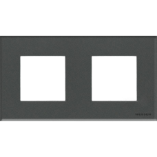 Рамка 1 пост ABB Zenit скло графіт N2271 CF