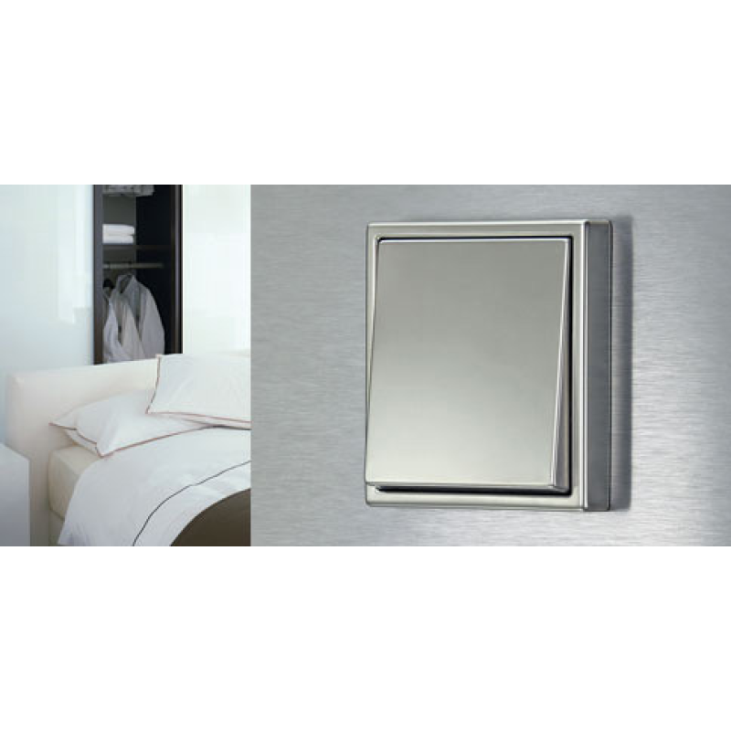 Вимикачі і розетки JUNG LS Metal Вимикачі і розетки JUNG LS Metal