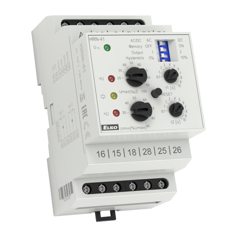 Реле напруги HRN-41 24V AC/DC