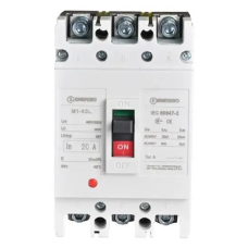 Автоматичний вимикач ENERGIO M1-63L 3P 20A 25 кА