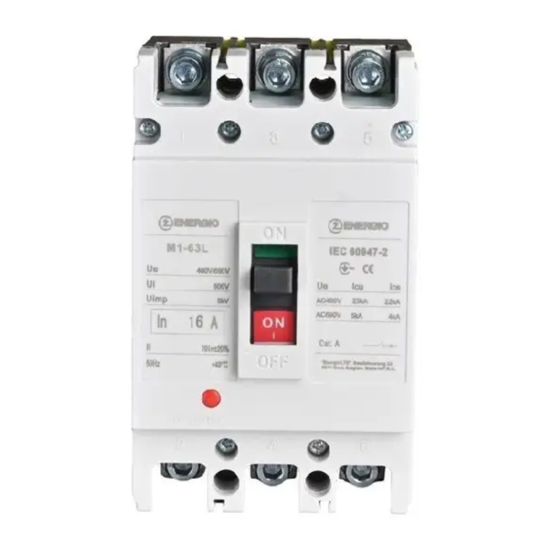 Автоматичний вимикач ENERGIO M1-63L 3P 16A 25 кА
