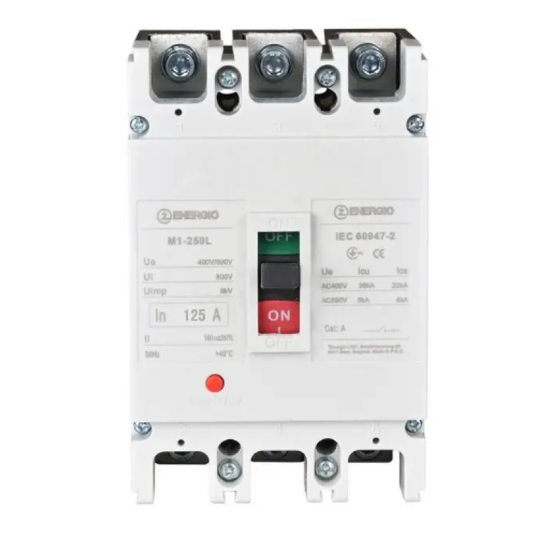 Автоматичний вимикач ENERGIO M1-250L 3P 125A 35 кА