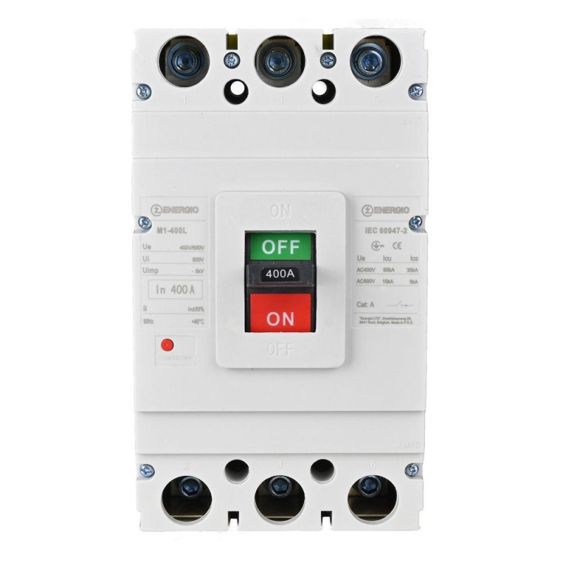 Автоматичний вимикач ENERGIO M1-400L 3P 400A 50кА