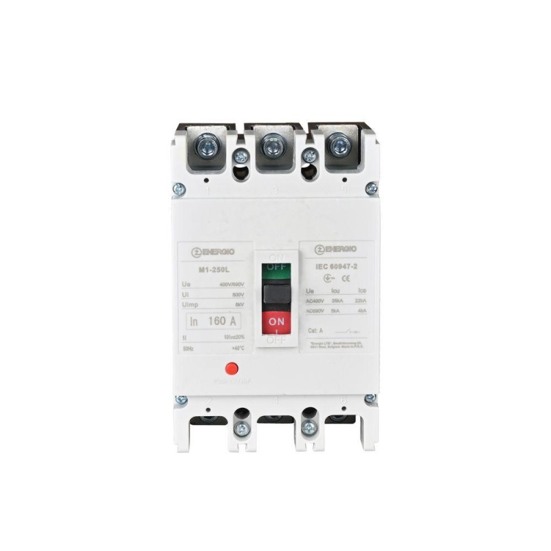 Автоматичний вимикач ENERGIO M1-250L 3P 160A 35кА