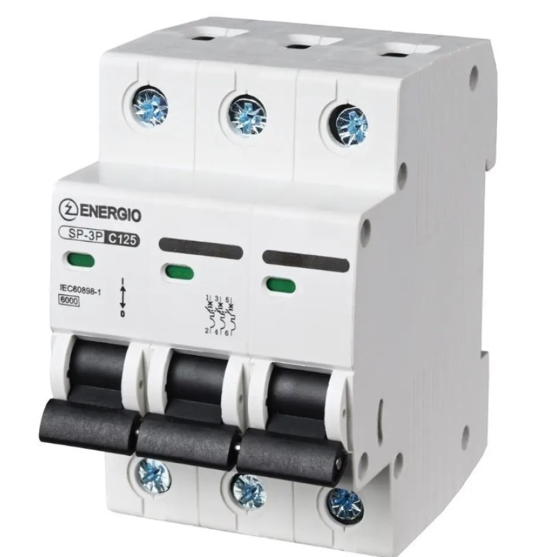 Автоматичний вимикач ENERGIO SP-3P C 125А 6 кА