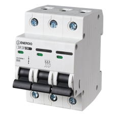 Модульний автоматичний вимикач ENERGIO SP-3P C 6А 6кА
