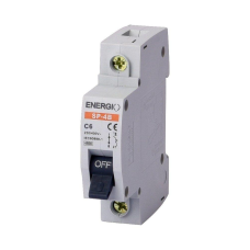 Автоматичний вимикач ENERGIO SP 1P C 6 А 4.5 кА