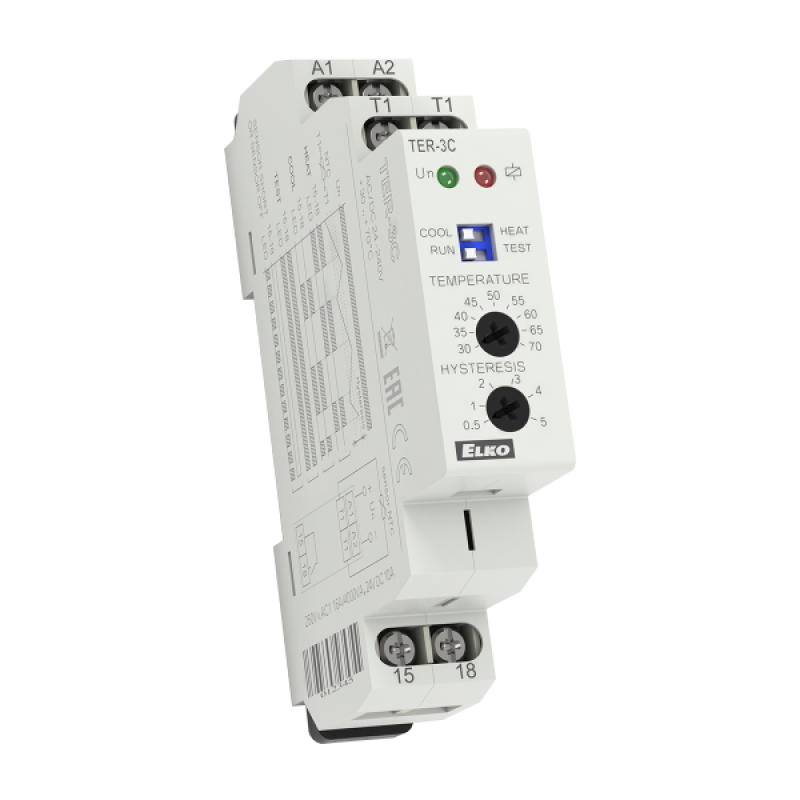 Температурное реле Elko-Ep TER-3C Температурное реле Elko-Ep TER-3C