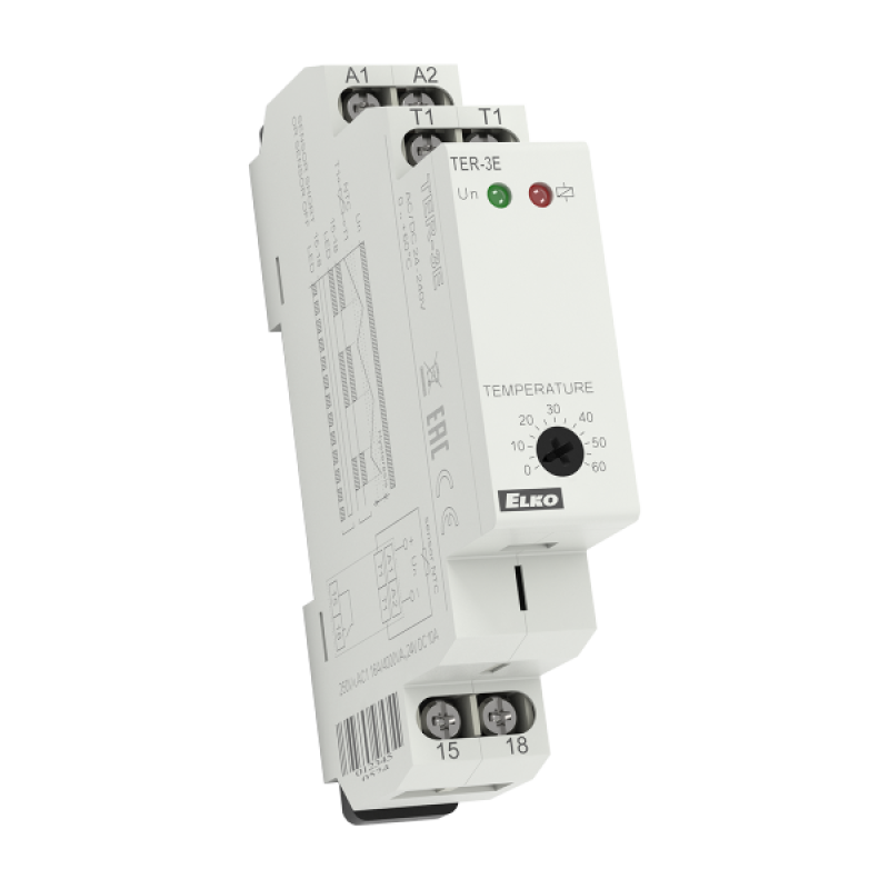 Температурне реле Elko-Ep TER-3E Температурне реле Elko-Ep TER-3E
