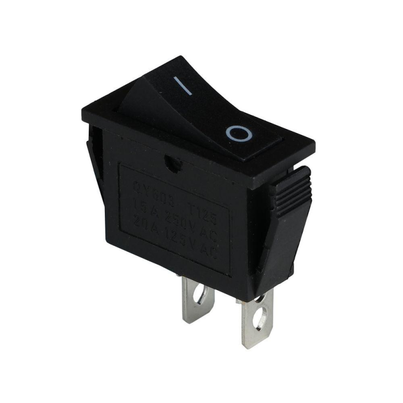 Клавішний перемикач ENERGIO KCD3-111 Bk/Bk ON-OFF 1 клавіша Клавішний перемикач ENERGIO KCD3-111 Bk/Bk ON-OFF 1 клавіша