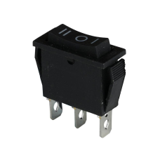 Клавішний перемикач ENERGIO KCD3-103 Bk/Bk ON-OFF-ON 1 клавіша