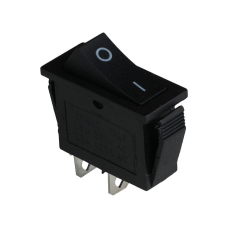 Клавішний перемикач ENERGIO KCD3-101 Bk/Bk ON-OFF 1 клавіша