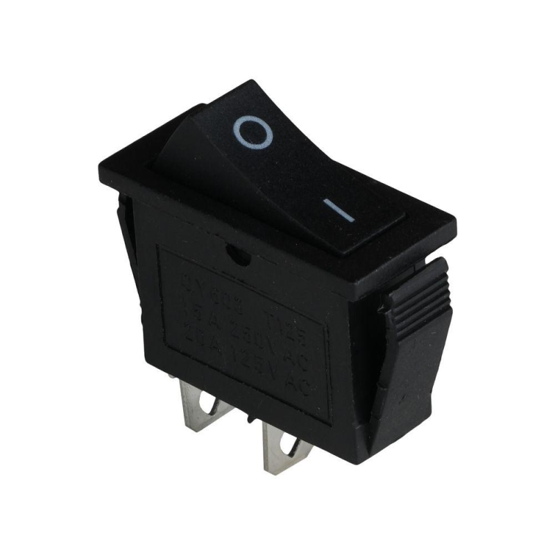 Клавішний перемикач ENERGIO KCD3-101 Bk/Bk ON-OFF 1 клавіша Клавішний перемикач ENERGIO KCD3-101 Bk/Bk ON-OFF 1 клавіша