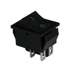 Клавішний перемикач ENERGIO KCD2-211 Bk/Bk ON-OFF 1 клавіша