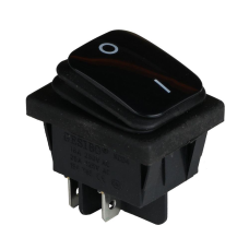 Клавішний перемикач ENERGIO KCD2-201W Bk/Bk ON-OFF 1 клавіша IP65