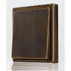 Вимикачі і розетки JUNG серія LS метал латунь