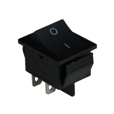Клавішний перемикач ENERGIO KCD2-201 Bk/Bk ON-OFF 1 клавіша