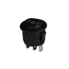 Клавішний перемикач ENERGIO KCD1-5-103 Bk/Bk ON-OFF-ON 1 клавіша