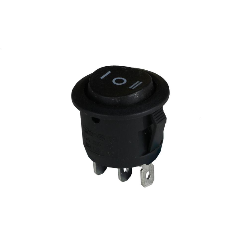 Клавішний перемикач ENERGIO KCD1-5-103 Bk/Bk ON-OFF-ON 1 клавіша