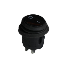 Клавішний перемикач ENERGIO KCD1-5-101W Bk/Bk ON-OFF 1 клавіша IP65